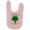 one cheer for broccoli Baby Bibs
