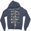 shakespeare a z Zipper Hoodie