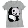 happy panda Ladies Fitted T-Shirt