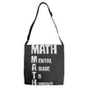 math mental abuse to humans Adjustable Strap Totes