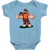 wrecking bros Baby Onesie