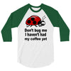 coffee lover 3/4 Sleeve Shirt