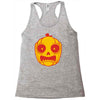 frightened jack o lantern Racerback Tank