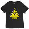 biohazard symbol laboratory hazard warning sign V-Neck Tee