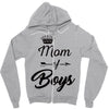 mom of boys Zipper Hoodie