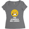 The Students Are Coming Women's Triblend Scoop T-shirt