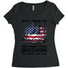 Veteran Don't Thank Me Thank My Brothers Who Never Came Back Women's Triblend Scoop T-shirt