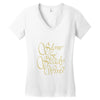 slow and steady Women's V-Neck T-Shirt
