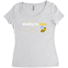 Daddy to Bee Baby Boy Women's Triblend Scoop T-shirt