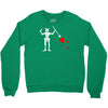 blackbeard's flag pirate edward teach Crewneck Sweatshirt