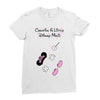 Creating a Little Disney Magic Pink Glitter Ladies Fitted T-Shirt