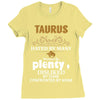 Taurus Hated By Many Wanted By Plenty Disliked By Some Confronted By Ladies Fitted T-Shirt