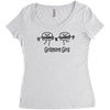 grillmore girls Women's Triblend Scoop T-shirt