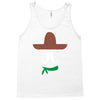 ladies sombrero  funny retro mexico mustache designer Tank Top