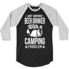 beer drinker camping!! 3/4 Sleeve Shirt