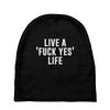live a fxck yeah life Baby Beanies