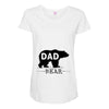 dad bear Maternity Scoop Neck T-shirt