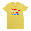 the captain Ladies Fitted T-Shirt