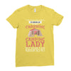 camping lady Ladies Fitted T-Shirt