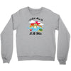 a turtle made it to the water Crewneck Sweatshirt