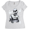 skull gamer Women's Triblend Scoop T-shirt