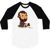 abraham play the game 3/4 Sleeve Shirt