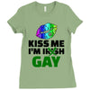 kiss me im gay Ladies Fitted T-Shirt