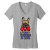 the snuggle is real Women's V-Neck T-Shirt