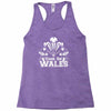 come on wales funny nations rugby Racerback Tank