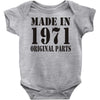 made in 1971 original parst Baby Onesie