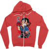 evil cartoon Zipper Hoodie