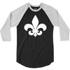 fleur de lis sticker vinyl 3/4 Sleeve Shirt