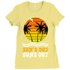 suns out guns out suns Ladies Fitted T-Shirt