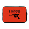 i love you and i know1 Laptop sleeve