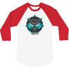 mustache animal 3/4 Sleeve Shirt
