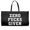 Zero Fucks Given Weekender Totes