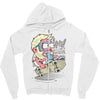 nerd attack Zipper Hoodie