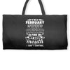 I Am A February Women Weekender Totes
