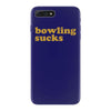 bowling sucks bowl team league club funny geek nerd sport pin tee shir iPhone 7 Plus Case