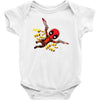 pew pew deadpool Baby Bodysuit