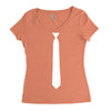 skinny white tie Women's Triblend Scoop T-shirt