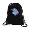 pantsuits and pistols Drawstring Bags