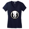 logo monument stars Women's V-Neck T-Shirt