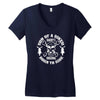 son of a biker Women's V-Neck T-Shirt