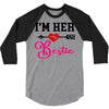 i'm her bestie 3/4 Sleeve Shirt