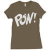 pow ! Ladies Fitted T-Shirt