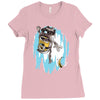 frozen banana Ladies Fitted T-Shirt