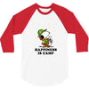 Happiness is Camp 3/4 Sleeve Shirt