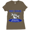 papa s service Ladies Fitted T-Shirt