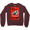 vintage tt race poster, ideal gift or birthday present Crewneck Sweatshirt
